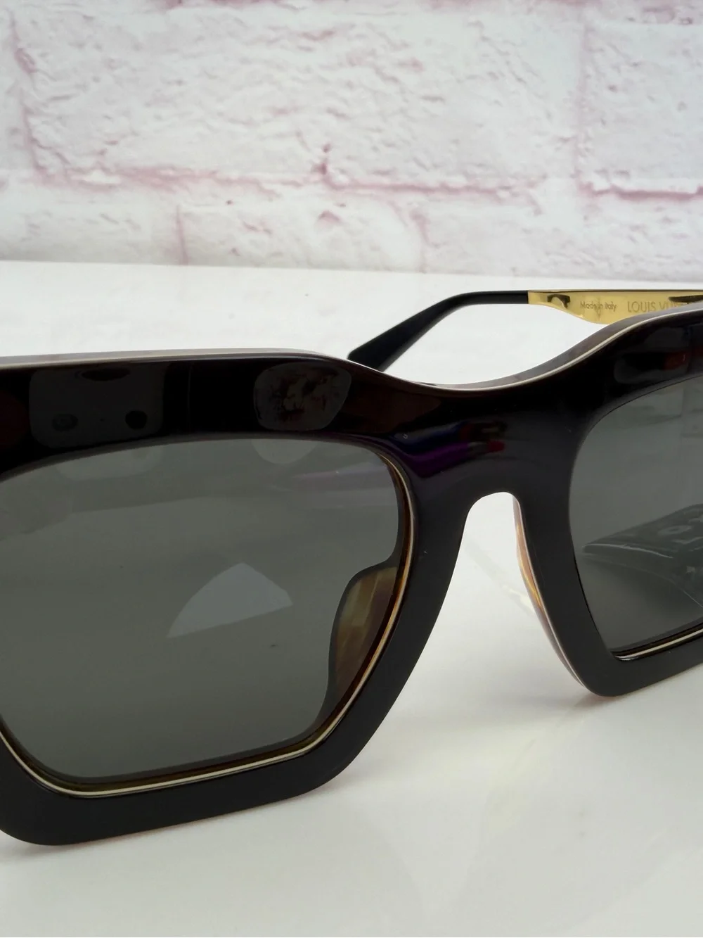 Louis Vuitton 1.1 Millionaires Sunglasses Z1436W Brown/Gold Tone